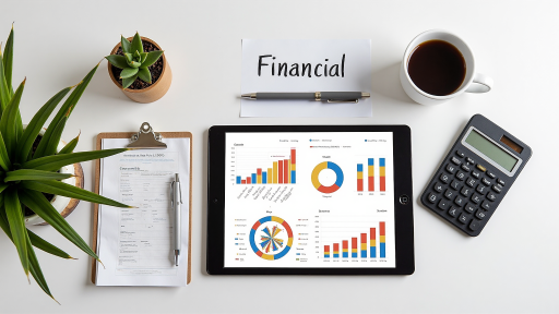 金融理财知识文章封面,包含投资、储蓄、理财规划等金融元素,专业背景